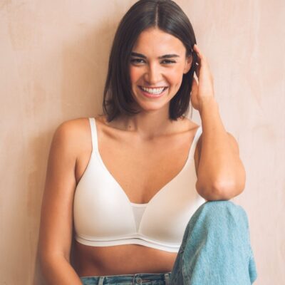 Ivory wirefree teen bra