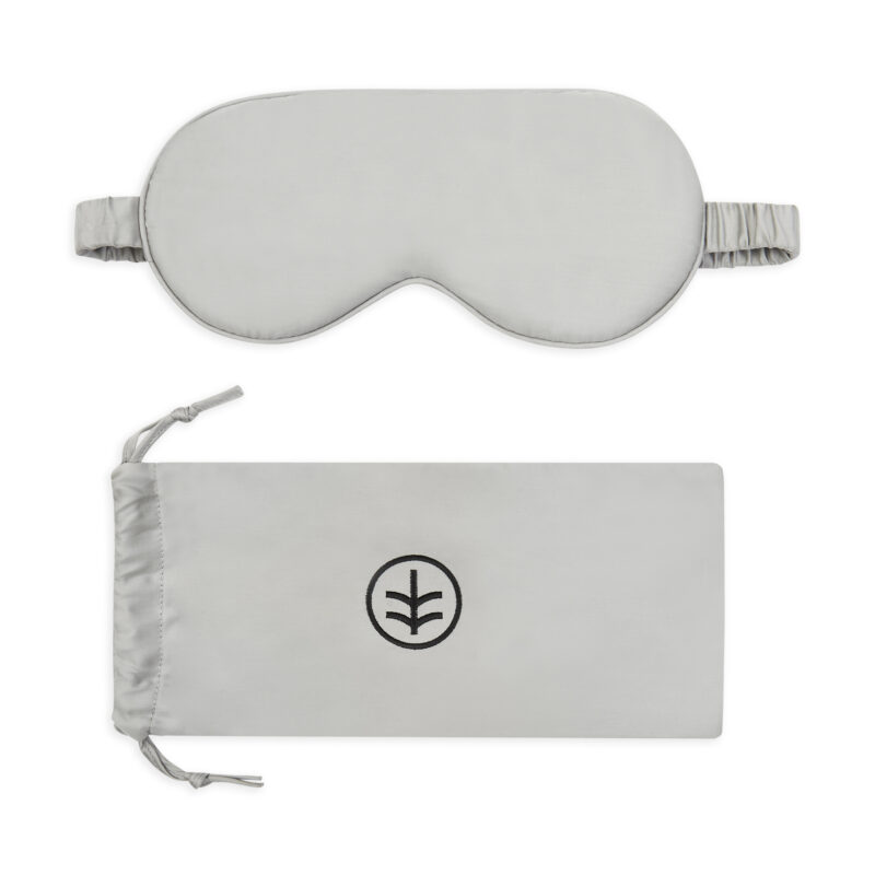 Ethical Bedding Silk Eye Mask grey