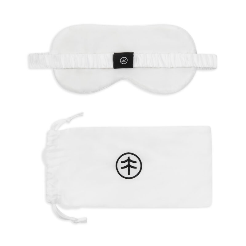 Ethical Bedding Silk Eye Mask white