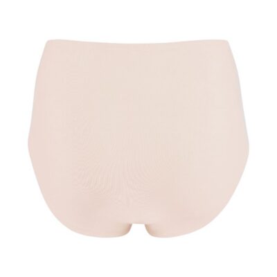 Women in blush briefs