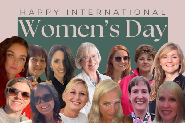 Happy International Women's Day - shows the female royce team